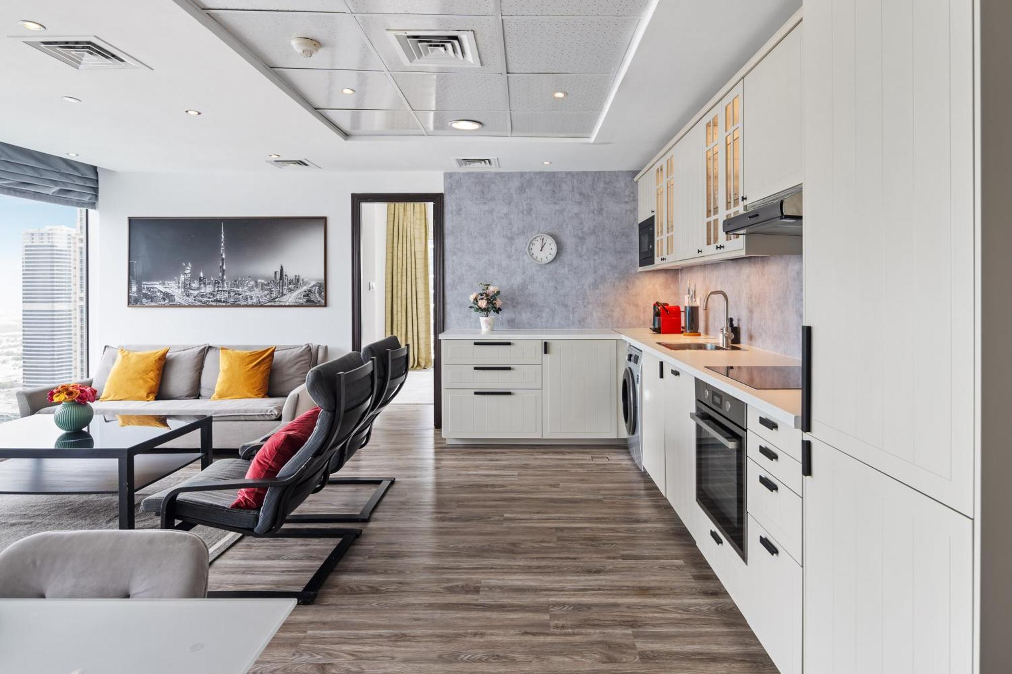 Modern & Spacious 2-bed With Panoramic Views, Dual Balconies, Steps From Jlt Metro By 